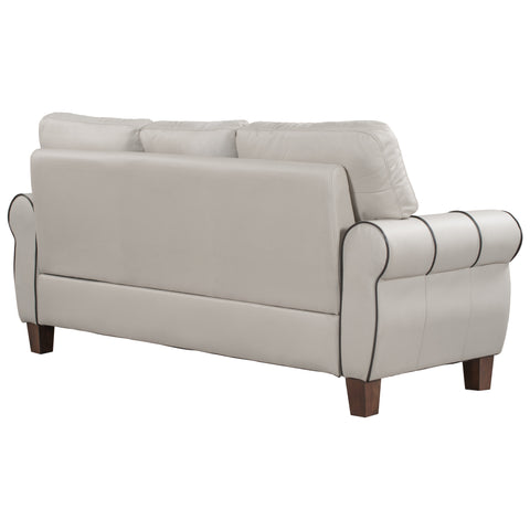 Orisfur. Mid-Century Sofa Classic Upholstered Couch with Rolled Arm for Home or Office (sofa)